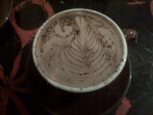 Hearts and Leaves in the Mocha